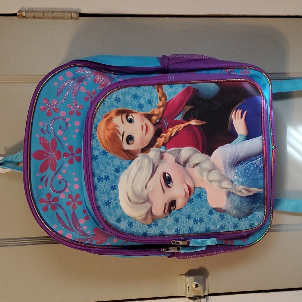 NWT Kids Frozen Elsa and Anna Backpack